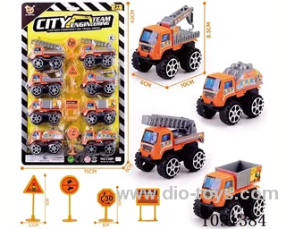 pull back Construction truck