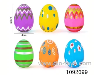 Holiday Dance Easter Toys 6CM Easter Printed eggs