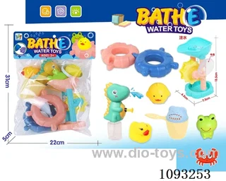 Bathing and splashing set
