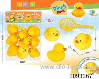 Vinyl BB whistle ducks 9PCS + fishing