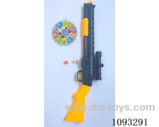 Table tennis gun with target