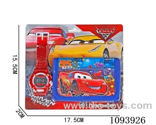 Digital watch + wallet+LR41*1