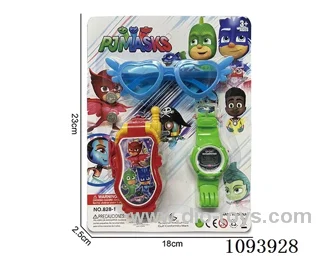 Flip phone * with 2 AG13* Electronic watch with 1 LR41 * glasses