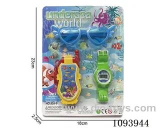 Flip phone * with 2 AG13* Electronic watch with 1 LR41 * glasses