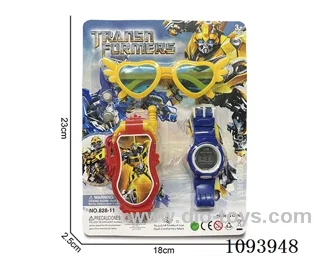 Flip phone * with 2 AG13* Electronic watch with 1 LR41 * glasses