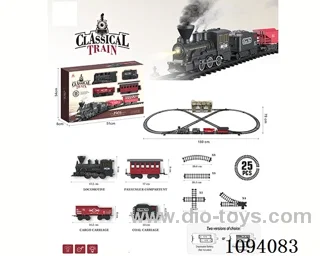 B/O rail train W L/M/smoking