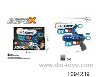 Soft bullet gun (blue, white) (GCC) (CPC)