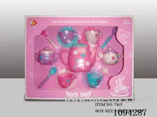 Spotted tea set
