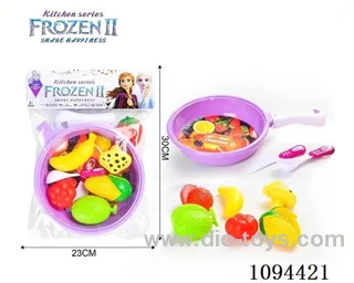 ICE AND SNOW CUT CUT MUSIC FRUIT AND VEGETABLE LARGE FRYING PAN TABLEWARE KITCHEN SET