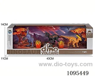 Volcano Dinosaur Scene