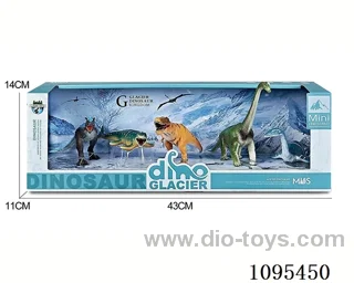 Glacier Dinosaur Scene