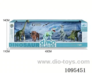 Glacier Dinosaur Scene