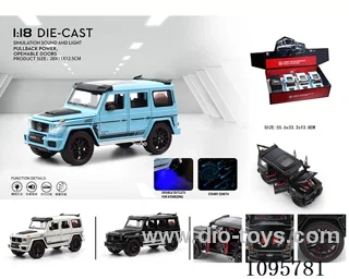 1：18 sliding alloy car with spray