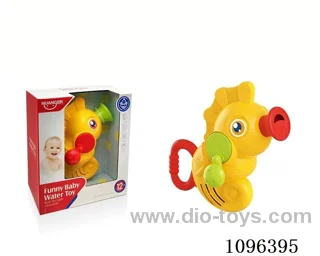 Hand-squirted seahorse