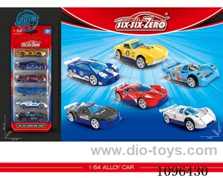 6PCS alloy car（6 models mixed）