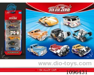 6PCS alloy car（8 models mixed）