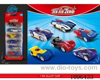 6PCS alloy car（6 models mixed）