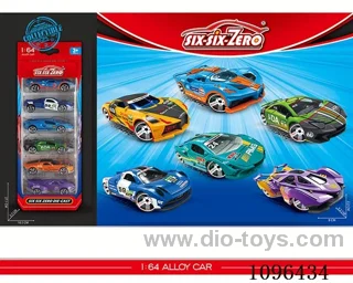 6PCS alloy car（6 models mixed）