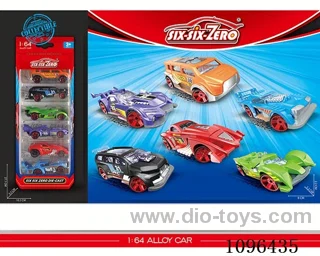 6PCS alloy car（6 models mixed）