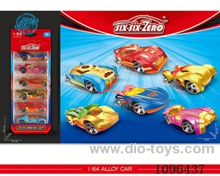 6PCS alloy car（6 models mixed）