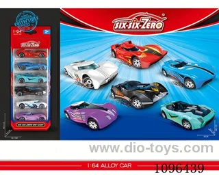 6PCS alloy car（6 models mixed）