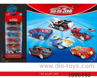 6PCS alloy car（6 models mixed）