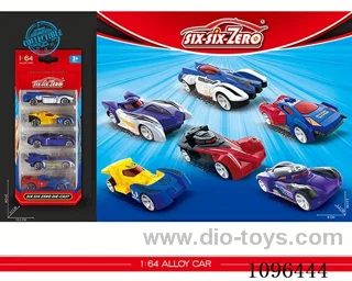 5PCS alloy car（6 models mixed）