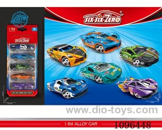 5PCS alloy car（6 models mixed）