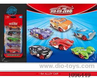 5PCS alloy car（6 models mixed）