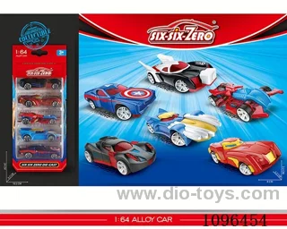 5PCS alloy car（6 models mixed）
