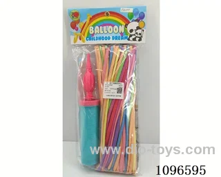 100 long balloons + two-way cylinders
