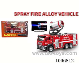 1:50 sliding alloy car with light/music/spray