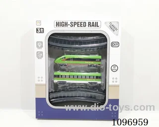 B/O rail train with lights and music (no battery included)