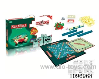 Scrabble Monopoly 2 in 1
