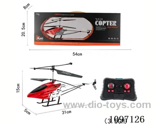 3.5ch rc helicopter with light included body battery