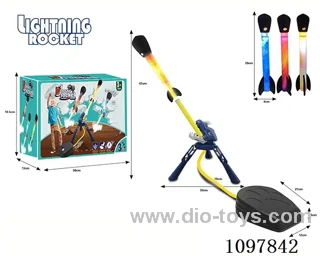 Big pedal skyrocket (Rocket with lights)