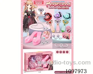 magic wand with light and music in window box