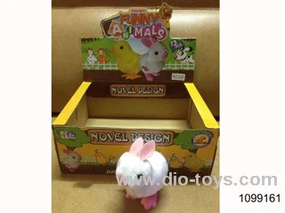 wind up rabbit in display box 12pcs