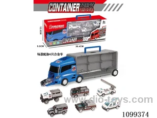 sliding alloy car 6PCS