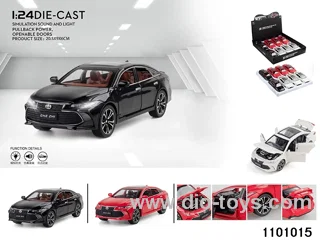 1:24 pull back car in display box