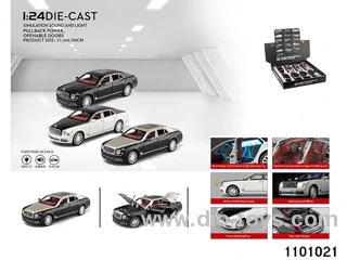 1:24 pull back car in display box
