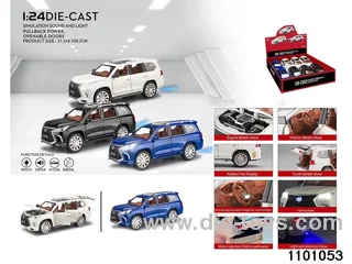 1:24 pull back car in display box