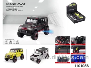 1:24 pull back car in display box