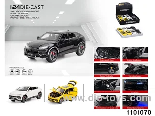 1:24 pull back car in display box