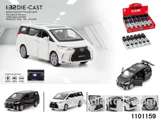 1:32 pull back car in display box