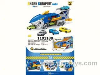 SHARK CATAPULT CAR IN COLOR BOX