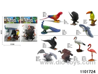 5pcs Bird toys in PP bag with header