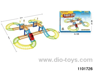 Motorised track in color box