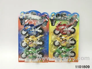 pull back motorbikes in Blister card