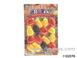 16pcs Magnetic Fruit Toy in blister